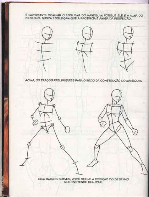 Como Desenhar Corpos Anime Mang Referencia Anatomia Arte No Papel
