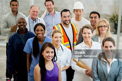 Group Of Multiprofessionals Stock Photo Download Image Now Various