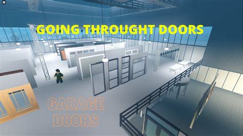 Going Through Garage Doors In Bloxburg Youtube