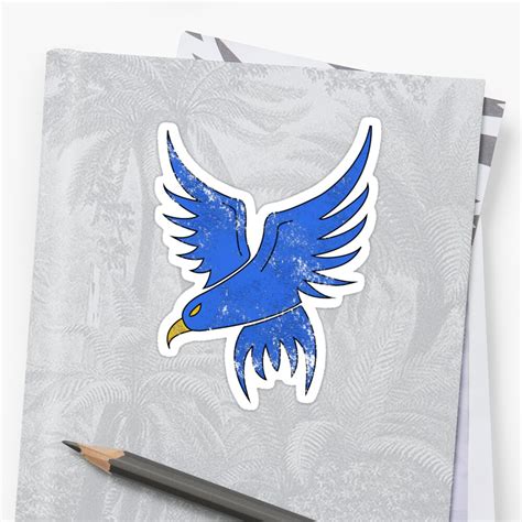Blue Falcon Stickers By Downrangedesign Redbubble