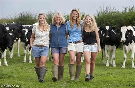 land girls mother and three daughters take the reins at £1million farm business daily mail online