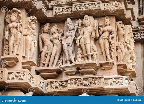 Stone Carved Khajuraho Stock Photo Image Of Khajuraho 50518300