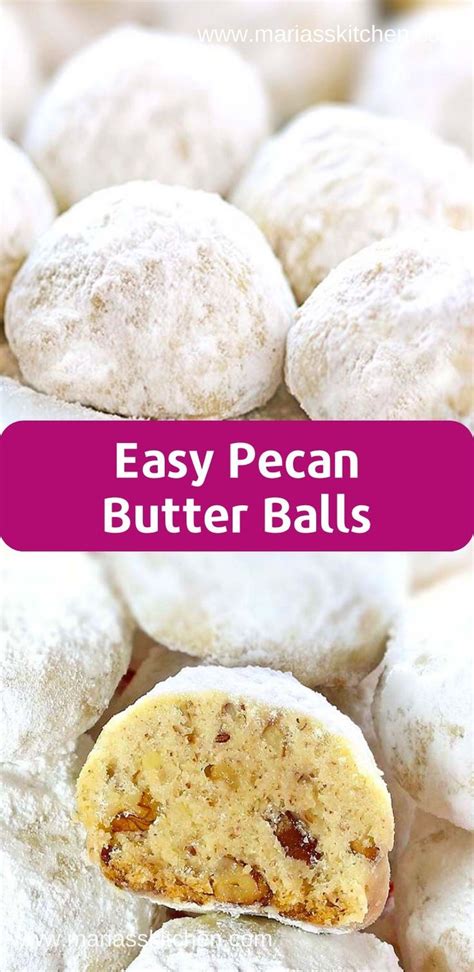 As all my recipe, these insanely delicious cookies do not have eggs. Easy Pecan Butter Balls Recipe in 2020 | Butter ball ...
