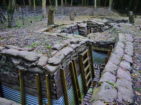 Wwi Trenches Raf Halton 3 Front Line Trench On The Form Flickr