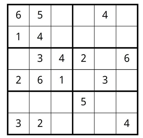 Free 6 X 6 Sudoku Printable Sudoku Printable Sudoku Sudoku Free