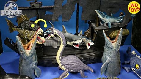 17 Aquatic Sea Creatures Dinosaur Toys Giant Surprise Box Jurassic Worl