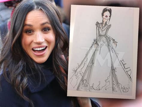 Meghan Markles Royal Wedding Potential Dress Sketches Revealed Meghan