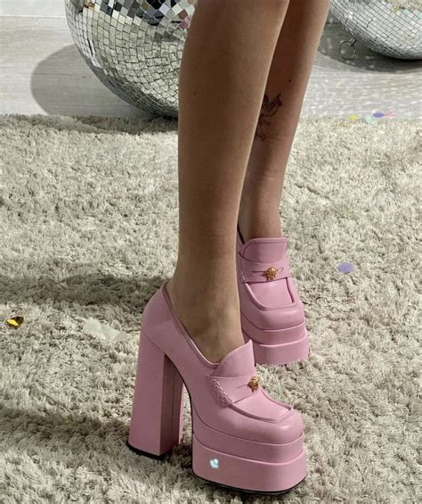 𝓜 On Twitter Obsessed With These Versace Platform Loafers 💗