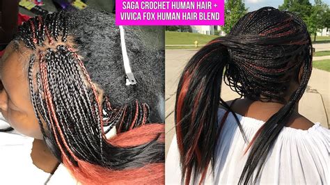 Since the micro braids will last long, you need to take some measure to ensure your hair remains in a healthy state. MICRO BRAIDS w/ CROCHET ON LONG HAIR w/ HUMAN HAIR BLEND ...