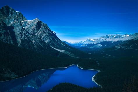 湖 加拿大山脉景观 树木 4k高清风景壁纸图片编号327561 壁纸网