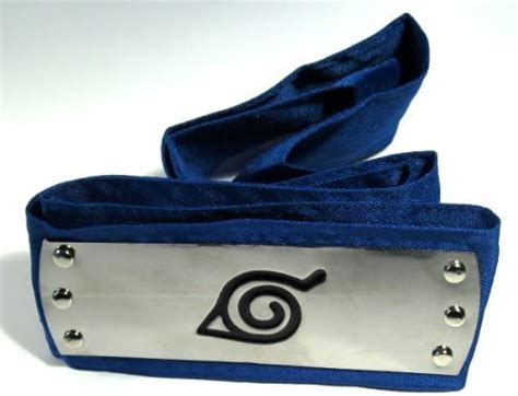 Naruto Headband Konoha Blue Uk Sports And Outdoors