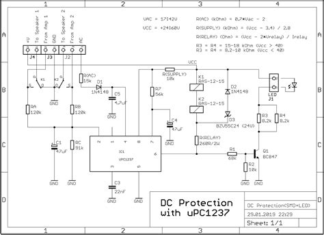 Utc upc1237 is a semiconductor integrated circuit designed for protecting stereo power amplifiers and loudspeakers. DIYfan: Speaker protection with uPC1237