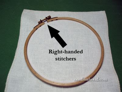 How To Set Up An Embroidery Hoop Needlenthread Com