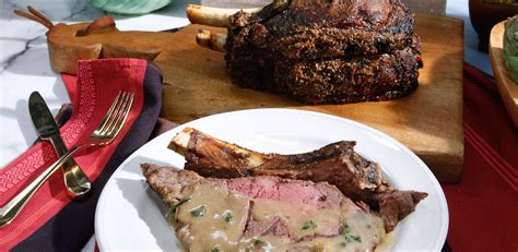 Followed the recipe exactly with a 4 lb prime rib. Prime Rib with Beef Gravy | Recipe | Food network recipes, Beef gravy, How to cook ribs