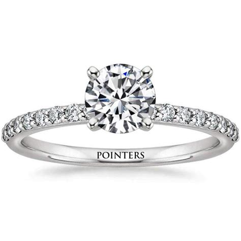 K White Gold Classic Eternity Four Prong Diamond Ring Pointers Jewellers Fine Jewelry