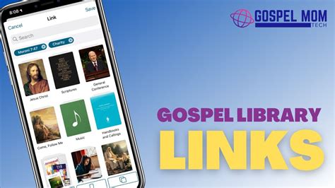Using Links In The Gospel Library App Youtube