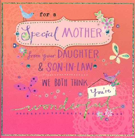 Mothers Day Card Daughter And Son In Law Athena Books Nz