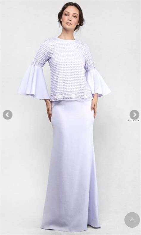 Alia B Baju Kurung 2016 Raya Collection Lilac Womens Fashion