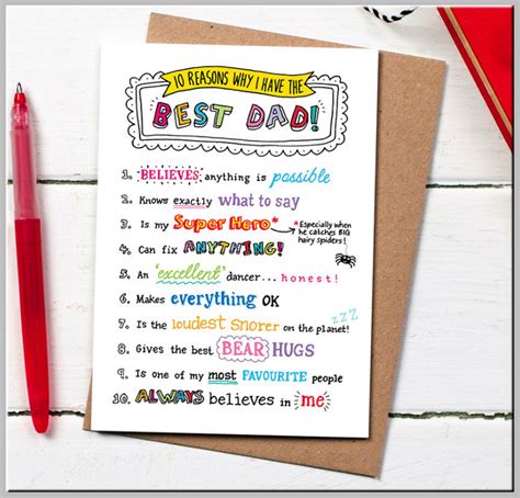Things to write in a father's day card. Things To Write In Birthday Card For Dad - inviteswedding