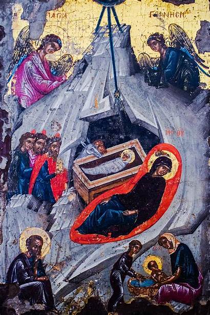 Icon Orthodox Nativity Christ Iphone Mural Century