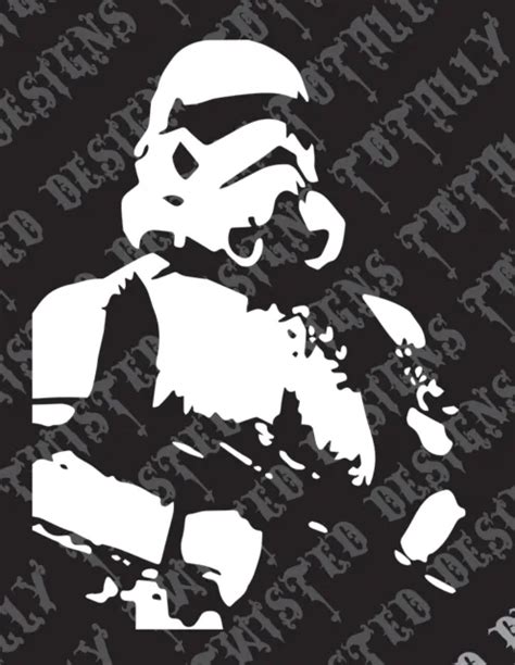 Star Wars Storm Trooper Car Truck Vinyl Decal Sticker Empire