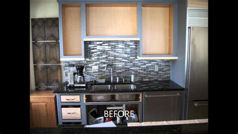 In this article, we'll help you decide whether or not you're a good candidate for resurfacing and then walk you through the steps for refacing and painting your cabinets. Kitchen Cabinet Refinishing - Jacksonville, Fl. - YouTube