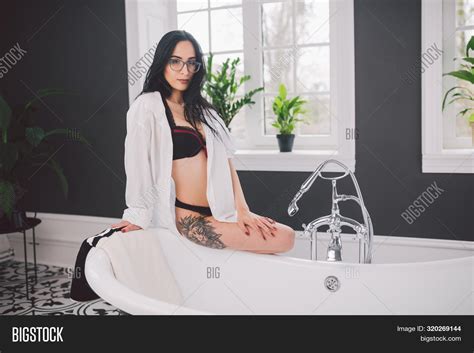 Woman Bathroom Image And Photo Free Trial Bigstock