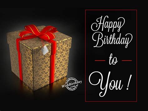 From cakes to a steak dinner, and heck to a surprise birthday gift. Happy Birthday With Gift - WishBirthday.com