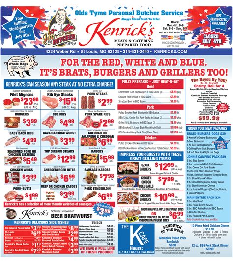 Weekly Ad June 23 | KENRICK'S MEATS & CATERING