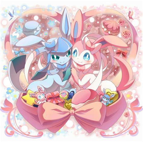 Sylveon And Glaceon Wallpapers Wallpaper Cave
