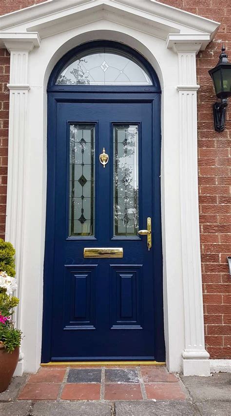 Palladio Doors Set Finished In Blue The Palermo Door Gives That