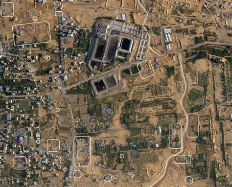 The Gaza Strip Before And After Israels Invasion In Satellite Images