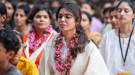 South News Samantha Ruth Prabhu Shares Pictures From Spiritual