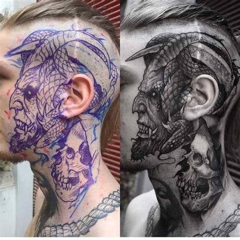 Https://tommynaija.com/tattoo/demonic Demon Face Tattoo Designs