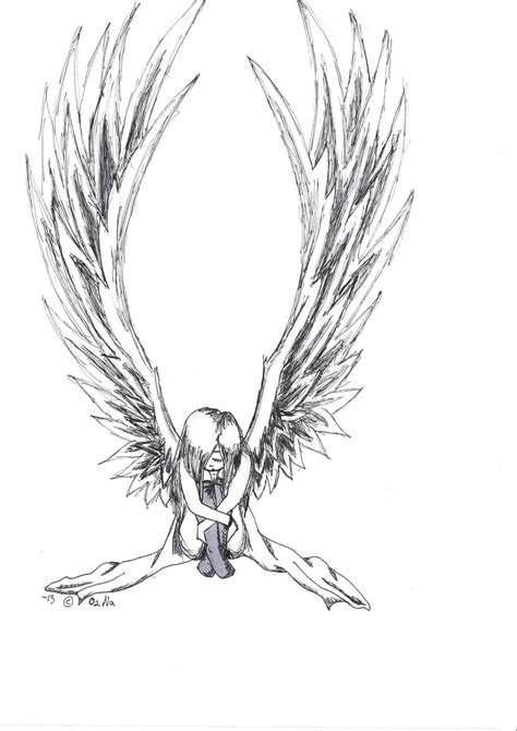 Evil Angel Drawing At Explore Collection Of Evil Angel Drawing