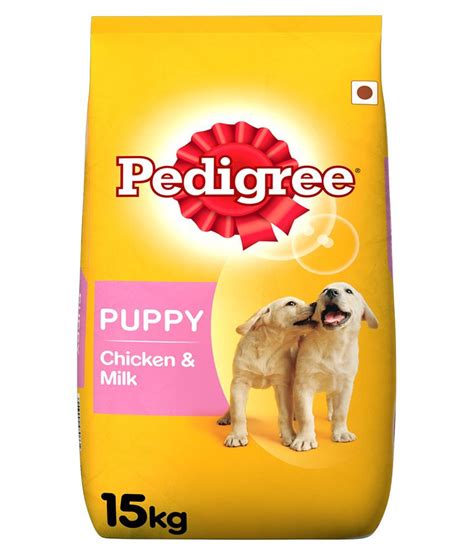 You can try to stop soaking. Pedigree (Puppy - Dog Food) Chicken & Milk, 15 kg Pack ...