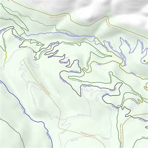 Corner Canyon Hike And Equestrian Map By Orbital View Inc Avenza