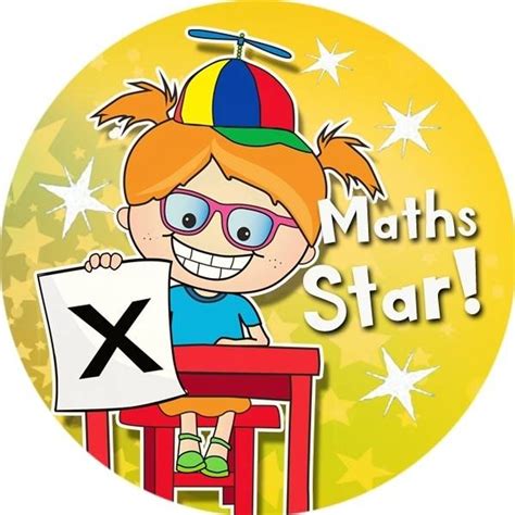 144 Maths Awards Themed Teacher Reward Stickers Large Sticker Stocker