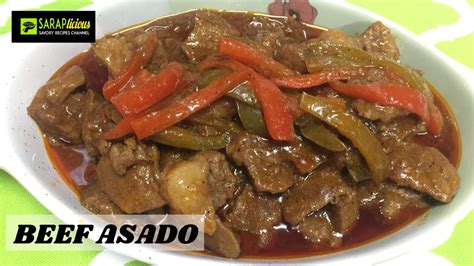 Easy Beef Asado Recipe Saraplicious Youtube