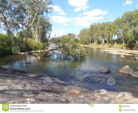 Peaceful River Stock Photo Image Of Flowing Rocks Peaceful 56645344