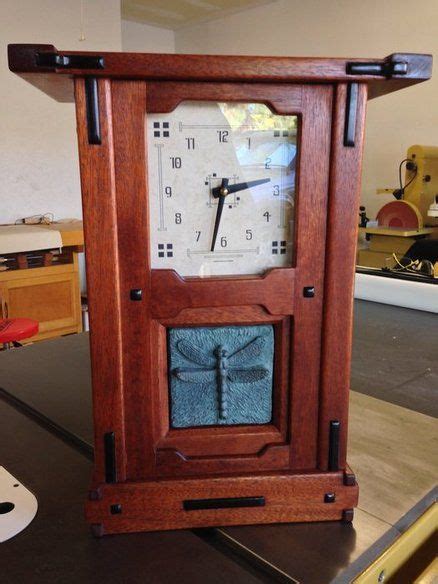 Greene And Greene Inspired Clock Craftsman Clocks Arts And Crafts