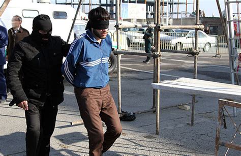 Iran Graphic Photos Three Men Hanged In Public In Northeastern Town