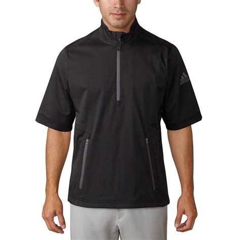 Adidas Climaproof Heathered Short Sleeve Rain Jacket Discount Mens