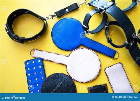 Leather Accessories For Adult Sexual Games Toys For Bdsm Spanking Devices Stock Photo Image