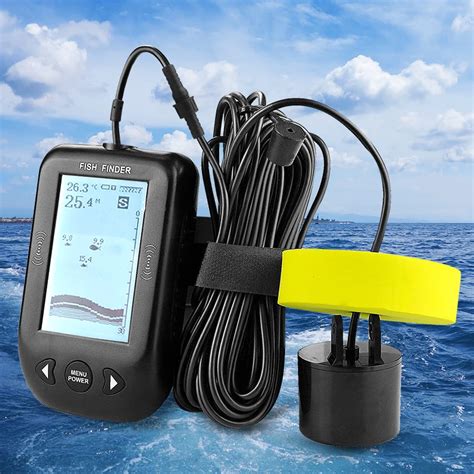 Erchang Xf02 Portable Sonar Fish Finders Alarm Fishing 100m Depth Echo