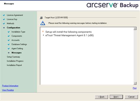 Installieren Von Arcserve Backup