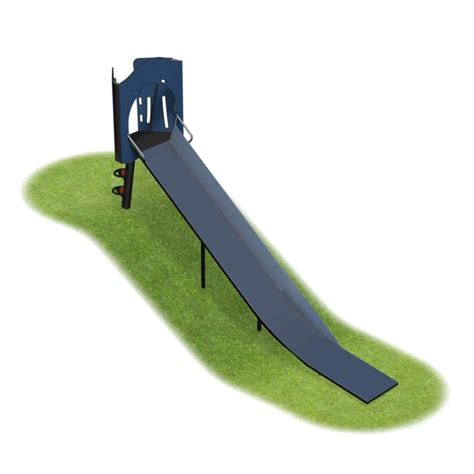 Versatile Embankment Slide Plastic Tube Slide By Playdale Playgrounds