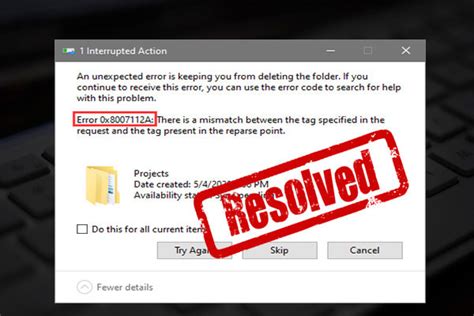 How To Fix Error X A When Deleting Or Moving Folders