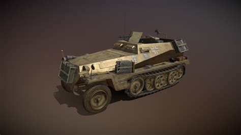 Sdkfz 2501 Halftruck 10pd Buy Royalty Free 3d Model By
