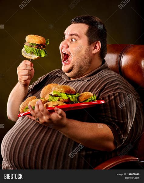 Diet Failure Fat Man Image And Photo Free Trial Bigstock